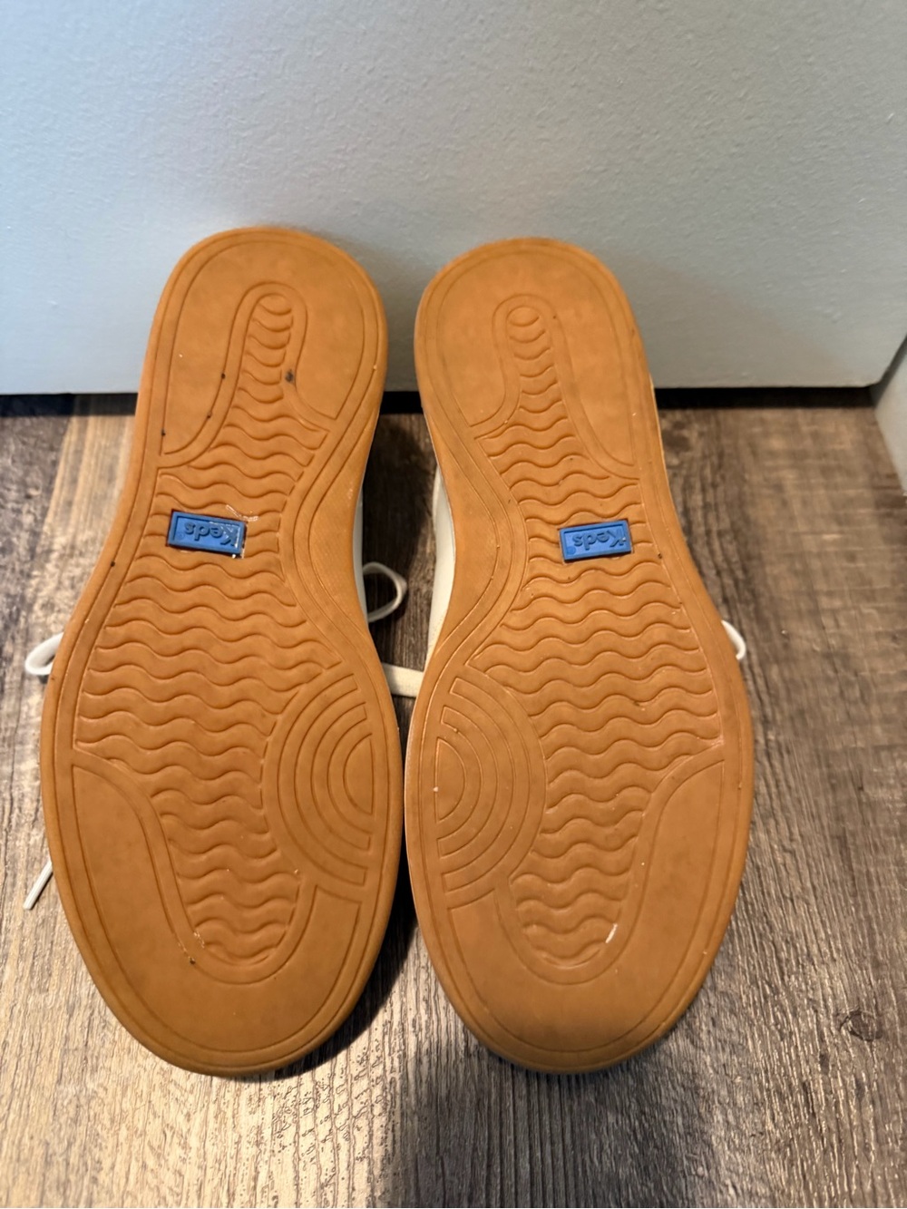 Keds Kids White, Beige & Green Low-Top Sneakers - Picture 3 of 5